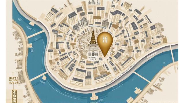 Carte de Paris indiquant l'adresse de Clair Obscur Tours au 34 Rue Saint-Louis en l'Île.